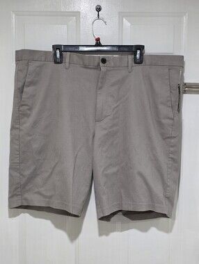 Michael Kors Men's Light Taupe Flat Front Shorts